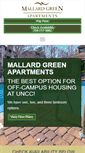 Mobile Screenshot of mallardgreen.com